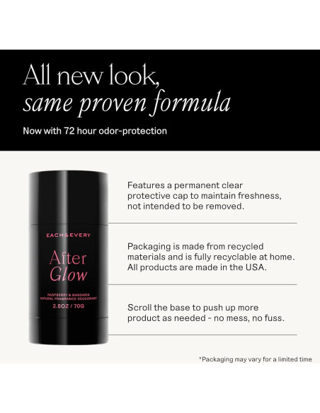 Desodorante Natural Each & Every 70g Frambuesa y Mandarina Desodorante Natural Each & Every 70g Frambuesa y Mandarina