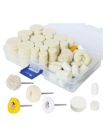 Juego de Ruedas de Pulido FPPO 106 Piezas 3 mm para Joyería Juego de Ruedas de Pulido FPPO 106 Piezas 3 mm para Joyería