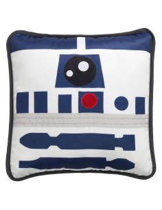 Almohada Decorativa R2D2 Star Wars Lambs & Ivy 33x33 cm