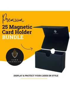 Caja de Baraja Premium Card Guardian con 25 Soportes Magnéticos 2