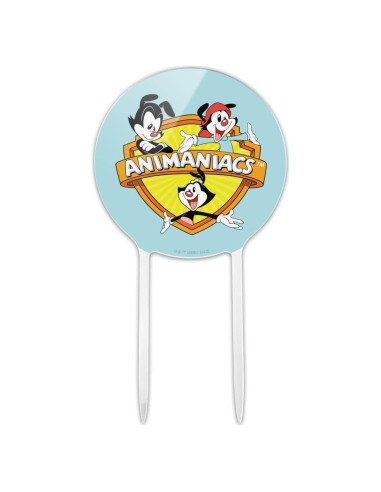 Adorno de Pastel Animaniacs Crest 18.42 cm para Fiesta