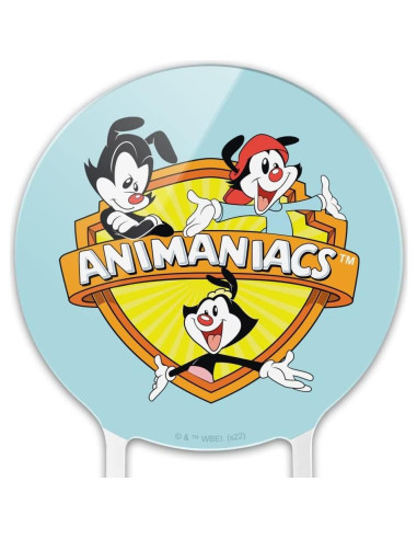 Adorno de Pastel Animaniacs Crest 18.42 cm para Fiesta