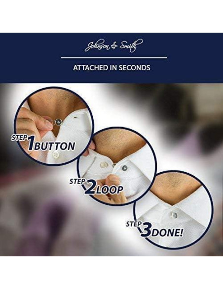 Extensores de Cuello Johnson & Smith - Paquete de 5 + 1, 9.5 mm Extensores de Cuello Johnson & Smith - Paquete de 5 + 1, 9.5 mm