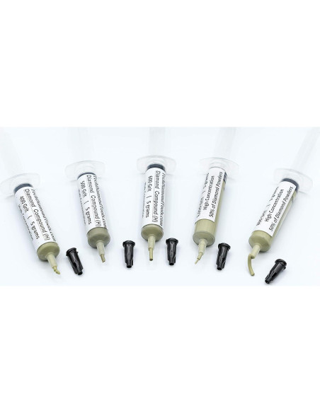 Kit de Pulido de Diamante TechDiamondTools 5 Granos 400-1050 Kit de Pulido de Diamante TechDiamondTools 5 Granos 400-1050