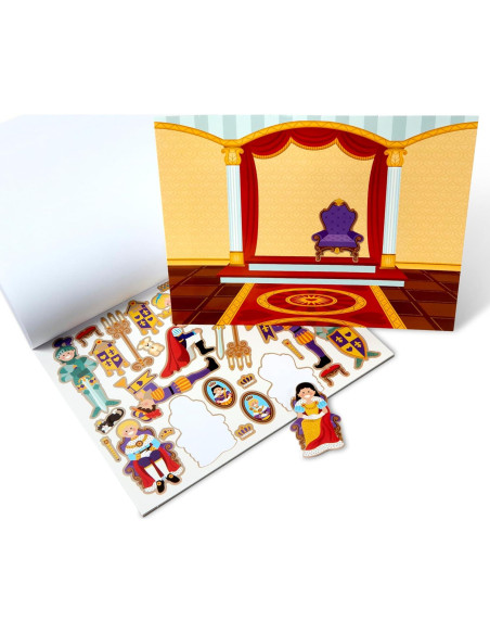 Almohadilla de Calcomanías Reutilizables Melissa & Doug - Castillo de Princesa Almohadilla de Calcomanías Reutilizables Melissa & Doug - Castillo de Princesa