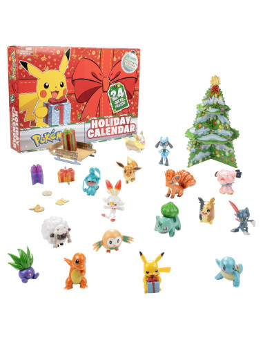 Calendario de Adviento Pokémon 2024 - 24 Piezas para Niños