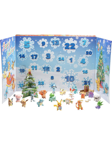 Calendario de Adviento Pokémon 2024 - 24 Piezas para Niños Calendario de Adviento Pokémon 2024 - 24 Piezas para Niños