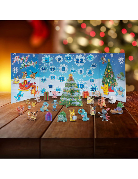 Calendario de Adviento Pokémon 2024 - 24 Piezas para Niños Calendario de Adviento Pokémon 2024 - 24 Piezas para Niños