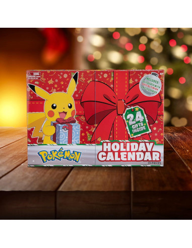 Calendario de Adviento Pokémon 2024 - 24 Piezas para Niños