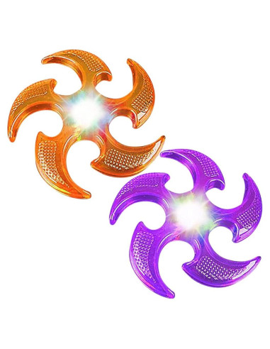 Conjunto de Voladores Iluminados ArtCreativity 2 Estrellas Ninja