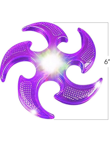 Conjunto de Voladores Iluminados ArtCreativity 2 Estrellas Ninja