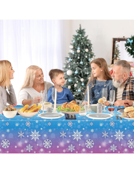 Mantel Desechable Rectangular PERFQU Frozen 274x137 cm 3 Pcs Mantel Desechable Rectangular PERFQU Frozen 274x137 cm 3 Pcs