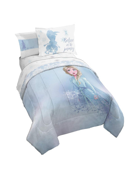 Juego de Cama 7 Piezas Reina Jay Franco Frozen 2 Elsa Microfibra Juego de Cama 7 Piezas Reina Jay Franco Frozen 2 Elsa Microfibra