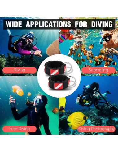 Correa de Muñeca para Buceo Dawitrly Ajustable Nylon