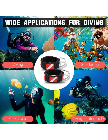 Correa de Muñeca para Buceo Dawitrly Ajustable Nylon Correa de Muñeca para Buceo Dawitrly Ajustable Nylon
