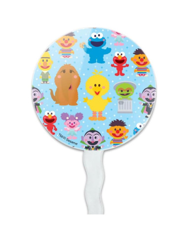 Juego de Palillos para Cupcakes Plaza Sésamo - Set de 6