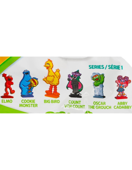 Mini Figuras Sorpresa Plaza Sésamo 3 Paquete con Stickers Mini Figuras Sorpresa Plaza Sésamo 3 Paquete con Stickers
