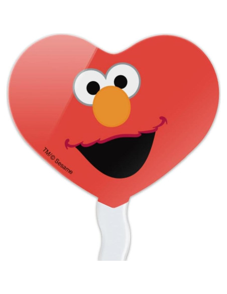 Conjunto de Palillos de Cupcake Corazón Elmo Graphics 6 Pzas Conjunto de Palillos de Cupcake Corazón Elmo Graphics 6 Pzas