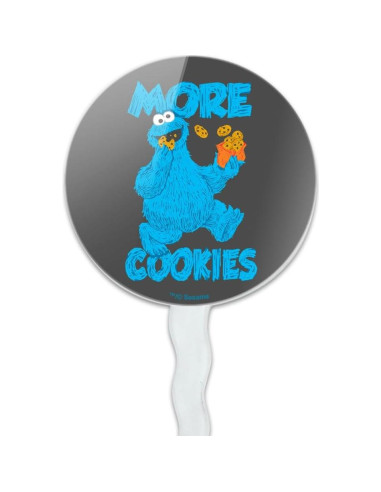 Conjunto de Palillos para Cupcakes Plaza Sésamo - 6 Piezas