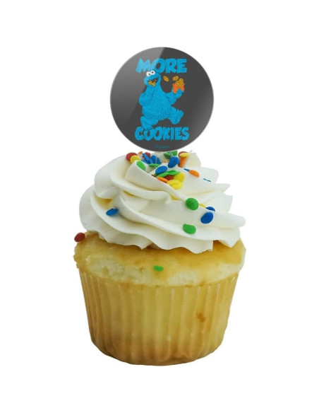 Conjunto de Palillos para Cupcakes Plaza Sésamo - 6 Piezas Conjunto de Palillos para Cupcakes Plaza Sésamo - 6 Piezas