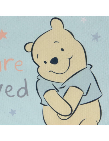 Cesta de Almacenamiento Plegable Lambs & Ivy Winnie Pooh Azul