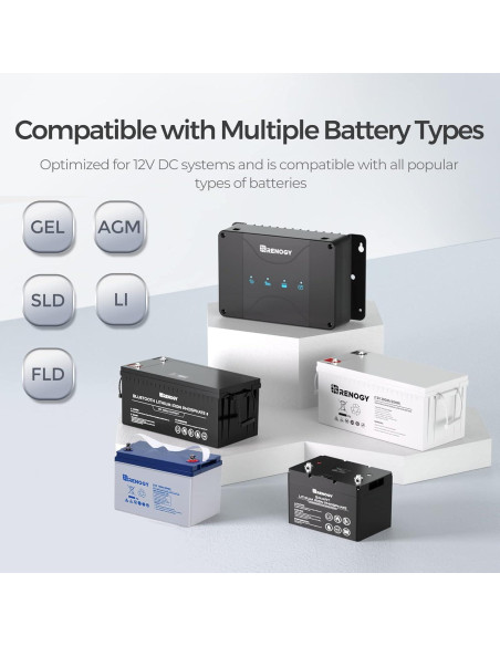 Cargador de Batería DC a DC Renogy 12V 50A MPPT Cargador de Batería DC a DC Renogy 12V 50A MPPT