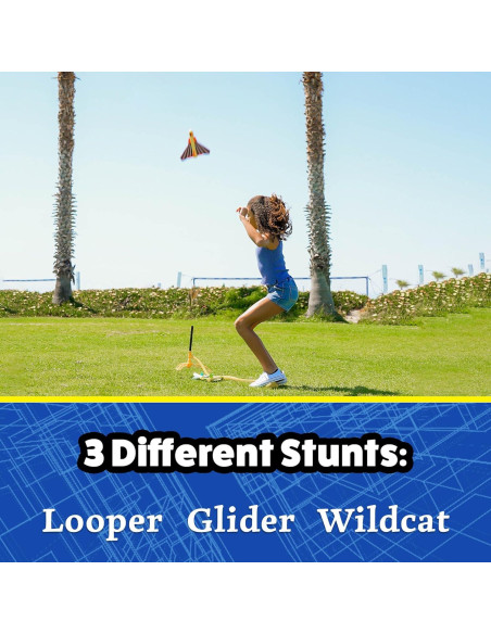 Lanzador de Aviones Stomp Rocket con 3 Aviones de Espuma Lanzador de Aviones Stomp Rocket con 3 Aviones de Espuma