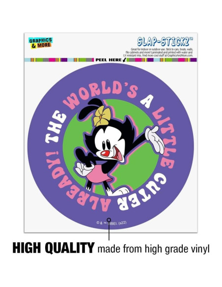 Calcomanía Automotriz Animaniacs 14cm Graphics & More Calcomanía Automotriz Animaniacs 14cm Graphics & More