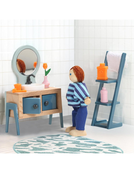 Juego de Muebles de Madera Goli 24 Piezas Baño y Dormitorio Juego de Muebles de Madera Goli 24 Piezas Baño y Dormitorio
