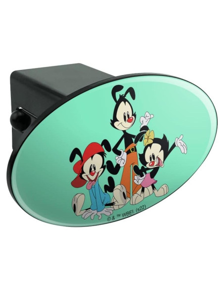 Cubierta de Enganche Ovalado Animaniacs Graphics & More 5x3" Cubierta de Enganche Ovalado Animaniacs Graphics & More 5x3"