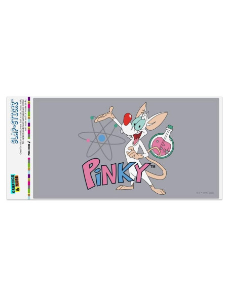 Adhesivo Pinky y el Cerebro 19.3x10.2cm Gráfico Automotriz Adhesivo Pinky y el Cerebro 19.3x10.2cm Gráfico Automotriz