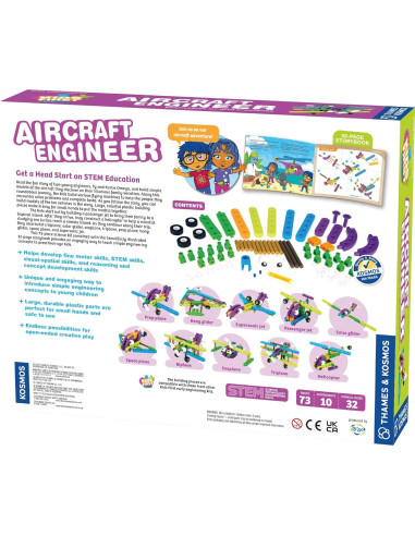 Kit de Ingeniería Thames & Kosmos Aeronaves 73 Piezas 3+