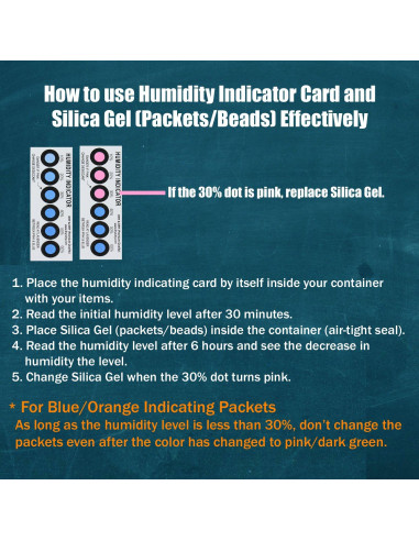 Paquetes de Gel de Silica Dry & Dry 65 Unidades Naranja