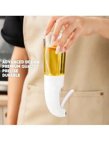 Pulverizador de Aceite Deziggur 180ml Blanco Reutilizable
