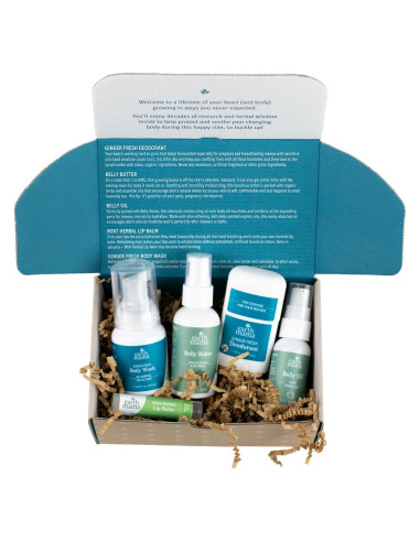 Set de Cuidado de Piel Orgánico Earth Mama - 5 Piezas para Embarazo