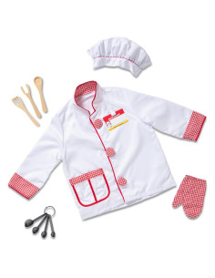 Disfraz de Chef Melissa & Doug con Accesorios Realistas 3-6 Años