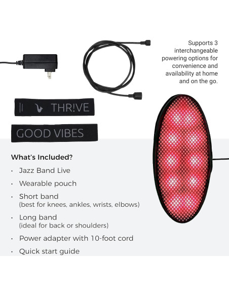 Dispositivo Terapia Luz Roja DNA Vibe Jazz Band Live - 4 Modos Dispositivo Terapia Luz Roja DNA Vibe Jazz Band Live - 4 Modos