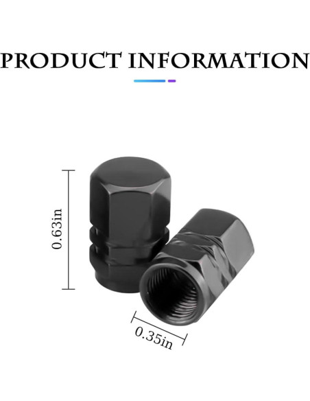 16 Tapones de Válvula de Neumático Fekey&JF Universales 16 Tapones de Válvula de Neumático Fekey&JF Universales