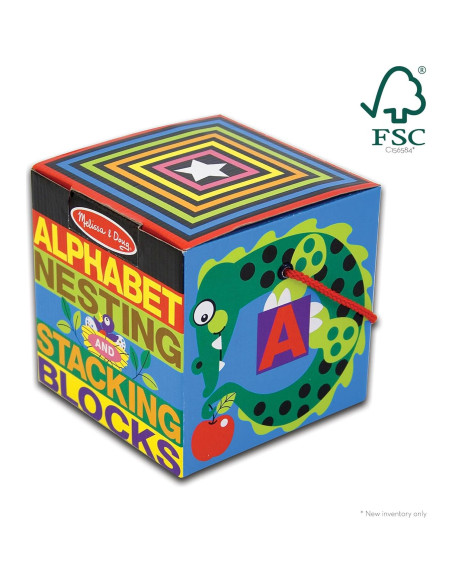 Bloques de Apilamiento y Anidación Melissa & Doug - 10 Piezas Bloques de Apilamiento y Anidación Melissa & Doug - 10 Piezas