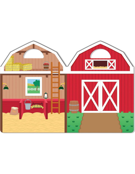 Calcomanías Puffy Reutilizables Granja Melissa & Doug Calcomanías Puffy Reutilizables Granja Melissa & Doug