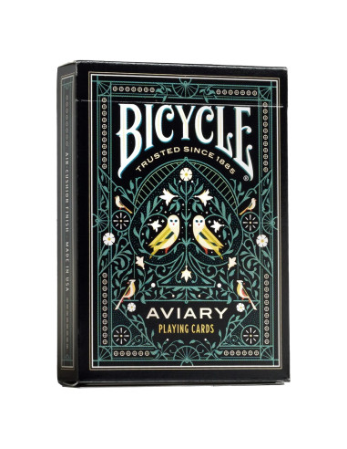 Baraja de Cartas Bicycle Aviario - Diseño Floral Vintage