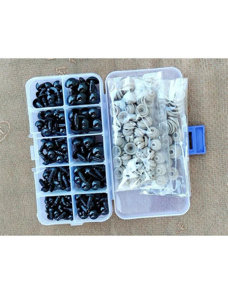 Kit de 120 Marcadores de Puntos y 300 Ojos de Seguridad Tiazey Kit de 120 Marcadores de Puntos y 300 Ojos de Seguridad Tiazey
