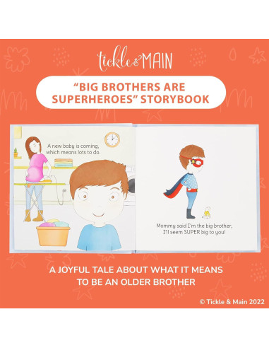 Set de Regalo Tickle & Main Héroe Hermano Mayor 3 Pcs