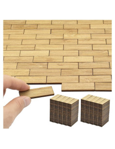 Suelo de Casa de Muñecas iLAND 240 Piezas Rectangulares