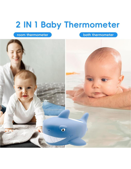 Termómetro de Baño B&H Tiburón Digital para Bebés Termómetro de Baño B&H Tiburón Digital para Bebés