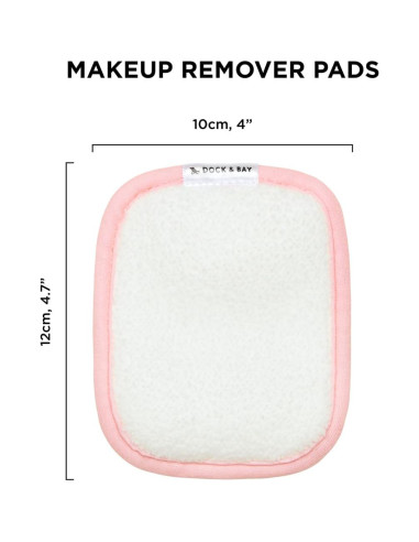Almohadillas de Maquillaje Reutilizables Dock & Bay - Ultra Suaves - 3 Piezas