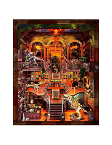 Rincón de Libros VORATHIS Museo de Dinosaurios con LED