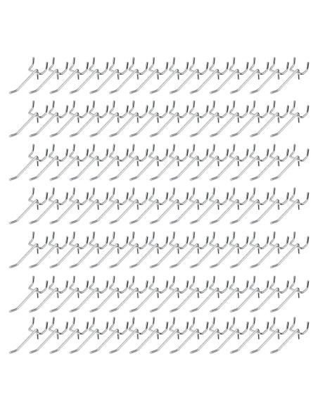 Ganchos para Tablero de Clavos Funrous 100 Piezas Acero Inoxidable Ganchos para Tablero de Clavos Funrous 100 Piezas Acero Inoxidable