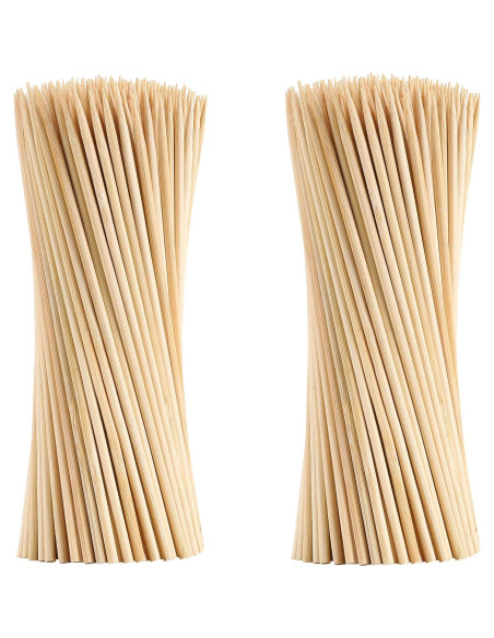 200 Pinchos de Bambú Naturales NadaKin 15 cm para Aperitivos 200 Pinchos de Bambú Naturales NadaKin 15 cm para Aperitivos