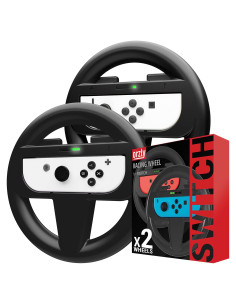 Ruedas de Dirección Orzly para Nintendo Switch - Paquete Doble